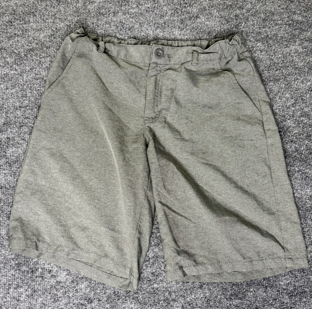 Cat & Jack Shorts Kids 16 Gray Twill Chino Elastic Waist School Uniform Casual